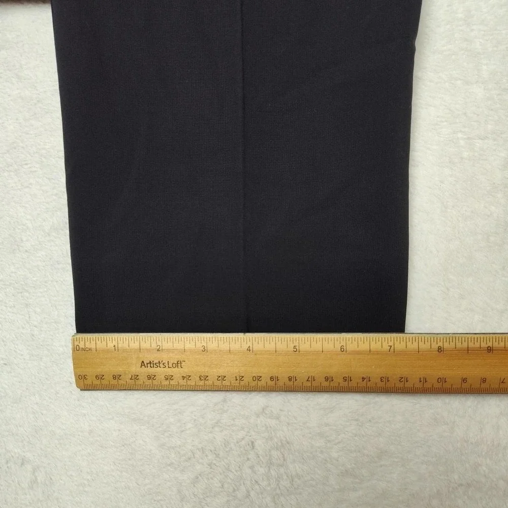 JCrew Pants Mens 33x30‎ Black Wool Spandex Stretch Flat Front Dress Slacks Suit